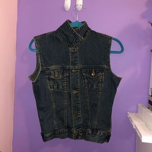 denim vest